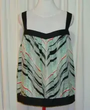 BNWT:SASS&BIDE PATTERNED SILK CAMI TOP 44/8 (AUS 12/14) "FROM ME TO YOU"