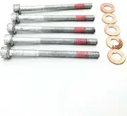 Acaigel 5pcs Fuel Injector Nozzle Seal Washer & Bolt Kit for Dodge Sprinter