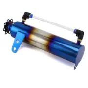 Universal Coolant Radiator Cooling Burnt Aluminum Catch Tank Overflow Reservoir