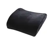 Memory Foam Back Support Seat Cushion Pillows Car Chair Pad Cushions - Black Back Cushion