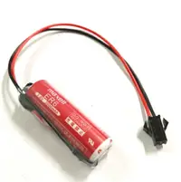 在飛比找樂天市場購物網優惠-ER6 3.6V 2000mAh 帶2P黑色飛機頭 maxe