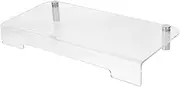 Angoily Monitor Stand Riser with Legs Desktop Organizer for Office and Home Durable Heightening Computer Stand for Laptop and Monitor Display