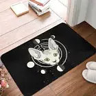 Doormat Bath Mat Siamese Space Cat In The Universe Floor Carpet Welcome Rug Home
