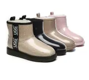AUSTRALIAN SHEPHERD® UGG Boots Women Clear Waterproof Shearling Coated Classic - Chestnut / AU Ladies 7 / AU Men 5 / EU 38