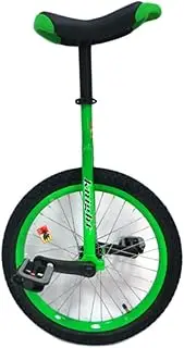 16" Unicycle for Kids, 20"/24" Unicycle for Adults, Small 12" Unicycle for 5 Year Old Children/Kids/Boys, Unicycle with Alloy Rim, Green (Color : Green, Size : 20 Inch Wheel) Durable TDF