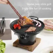 Mini Barbecue Oven Grill Home Outdoor Camping Alcohol Stove BBQ One Person Cook