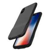 iPhone Audio Adapter Case w/1 Free Glass Screen Protector for iPhone 7 & 8 Black
