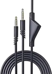 GONOLOWAY Astro A10 Cable Replacement Astro A40 TR Inline Mute Talkback Audio Cable Cord Compatible with Xbox One, PS4, Switch Most Smartphones (2M/6.5ft)
