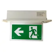 LED Recessed Blade Exit Light - 410x135x260mm