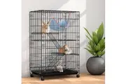 i.Pet Rabbit Cage 100cm Hutch 3 Level Indoor Guinea Pig Ferret
