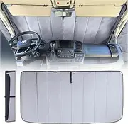 Living in a Bubble Insulated Blackout Front Window Covers for Fiat Ducato 2014-Current (Windshield Cover 2014-Current)