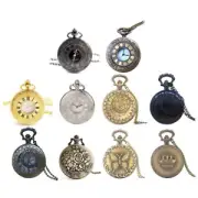 Men Quartz With Necklace Fob Watches Steampunk Pocket Pocket Watch