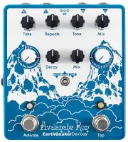 EarthQuaker Devices Avalanche Run™ Stereo Reverb & Delay with Tap Tempo
