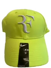 NEW! 2014 NIKE Men's RF Roger Federer Legacy91 Tennis Hat-Volt/White 371202-702