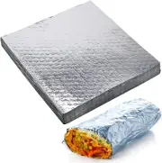 Insulated Foil Sandwich Wrap Sheets-Grease Resistant Pre Cut Aluminum Foil Sheet