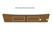 1987 Sea Ray 340 Express Swim Platform Pad Boat EVA Foam Teak Deck Floor Mat