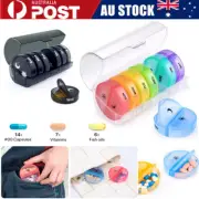 7 Day Medicine Organizer Pill Box Tablet Daily Case Weekly Dispenser Container