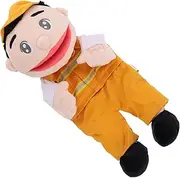 Hohopeti Cartoon Finger Puppets for Creative Teaching Prop Fun Performance Sanitation Worker Hand Puppet for Story Home Kindergarten and Parties