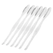 6 Pcs Crab Forks Stainless Plat The Lobster Mini Tongs Serving