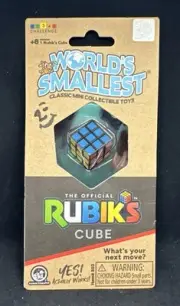 New Sealed Pkg Super Impulse World's Smallest Rubik's Cube 3/4" Item #503