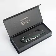 [SAMFUNG] Pocket Folding Knife, 3.1” D2 Steel Blade, G10 Handle, Small EDC Knife with Pocket Clip for Everyday Carry Great Gifts for Men Women (Black + Green)