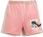 [Koton] Baby Boys' Dinosaur Printed Elastic Waist Cotton Shorts
