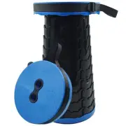 Upgraded Portable Telescopic Stools Camping Stools, Blue Retractable Collapsi...