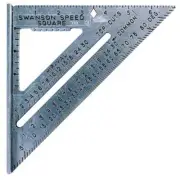 Co S0101 7 Inch Speed Square – Blue, Precision Tool for Carpentry and Framing