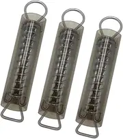 3 Sets Stainless Steel Pool Cover Springs with Spring Sleeves for Enhanced Lifespan and Weather Resistance for Swimming Pool Covers