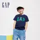 Gap 兒童裝 Logo純棉圓領短袖T恤-海軍藍(890880)