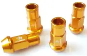 Shadow Racing Wheel Nuts - Gold - M12 x 1.25P suits Nissan Subaru Suzuki
