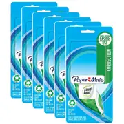 Papermate Liquid Paper Correction Tape Dryline Grip Box 6