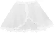 [PACKOVE] Lace Cape for Elegant Flower Girl Shawl Dress Accessory Soft Mesh Cloak for Spring Summer Weddings Parties and Everyday Wear