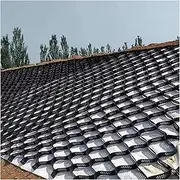 Garden Retaining Wall Grid Stabilizer Mud Control Grids/Soil Paving Permeable Support Grids, Garden Retaining Wall Grid Stabilizer Ground Grid Mesh for Steep Driveway Landscaping, Walkway Gravel Grid,