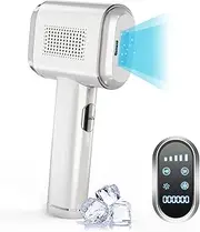SOOVSY Laser Hair Removal with 41℉ Sapphire Ice Cooling, Safe & Virtually Painless IPL Hair Remover for Women and Men Armpits Face Chin Legs Arms Bikini Line, Permanent Home Travel Hair Removal Device