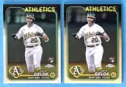 2024 Topps Chrome Update **2-Card-Lot** #USC40 ~ Zack Gelof RC Oakland A's