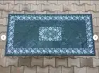 6'x3' green Marble Side Corner Centre Dining Coffee Table Top Mosaic inlay Mop
