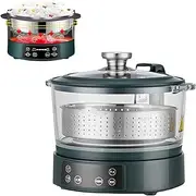 Low sugar rice cooker | 1500W fast cooking | 304 stainless steel inner pot+intelligent touch control | Lift and drop sugar technology | Home kitchen preferred (3L)