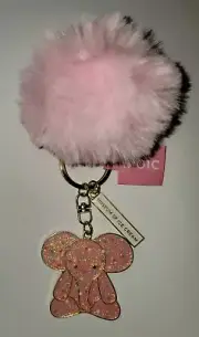 New Key Chain Evephant w/ Pom-Pom Pink Museum of Ice Cream