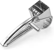 Multi Purpose Stainless Steel Rotary Cheese Grater, A Versatile Kitchen Tool for Slicing and Shredding for Cheese Garlic Ginger Chocolate Parmesan