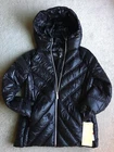 MICHAEL KORS Women's Quilted Down Packable Hooded Puffer Jacket XS Black