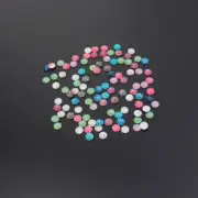 100 Pcs Buttons Embellishments Flatback Embellishments Resin Cabochons