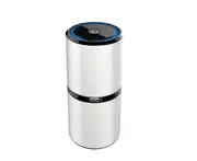 Portable Car Air Purifier Negative Ion Car Car Purifier Outdoor Protect Family Health Portable Odor Allergies Eliminator-Silver
