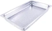 Kanda 034068 18-8 Hotel Pan, Perforated 1/1, 20.9 x 12.8 inches (53 x 32.5 cm), Depth 2.6 inches (6.5 cm), Commercial Use, Stainless Steel