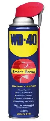 Original WD-40 Formula Multi-Purpose Lubricant Spray with Smart Straw 420ml
