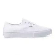Vans Skate Authentic Low Top Skateboarding Shoes, True White, US 5 Men, US 6 Wom