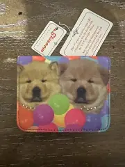 Chow Balloon Dog Bejeweled Mini Fashion Wallet Blossom Collection Puppy Wallet