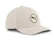 NEW Puma Golf 2024 Circle Cat Tech Snapback Hat Cap - Khaki