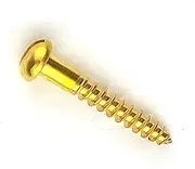 100pcs M1.6-M3,8-20mm Solid Copper Brass Round Chamfer Mushroom Slotted FastDrive Head Self Tapping Wood Screws Hardware Furniture Accessories(M2.5x20mm 100pcs)
