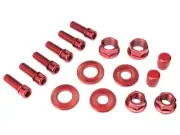 Salt BMX V2 Stem Axle Valve Nut & Bolt Kit upgrade kit Red